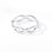 Minimal Infinity Ring Women Stainless Steel
