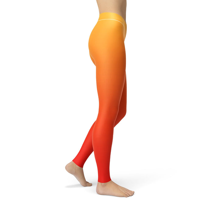 Jean Yellow Red Ombre