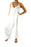 Solid White Boho Hippie Jumpsuit Rompers