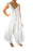 Solid White Boho Hippie Jumpsuit Rompers