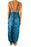 Teal Mandala Boho Hippie Jumpsuit Rompers