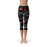 I Love You Black Capri Leggings