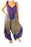 Purple Mandala Boho Hippie Jumpsuit Rompers