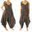 Black Chakra Boho Hippie Jumpsuit Rompers