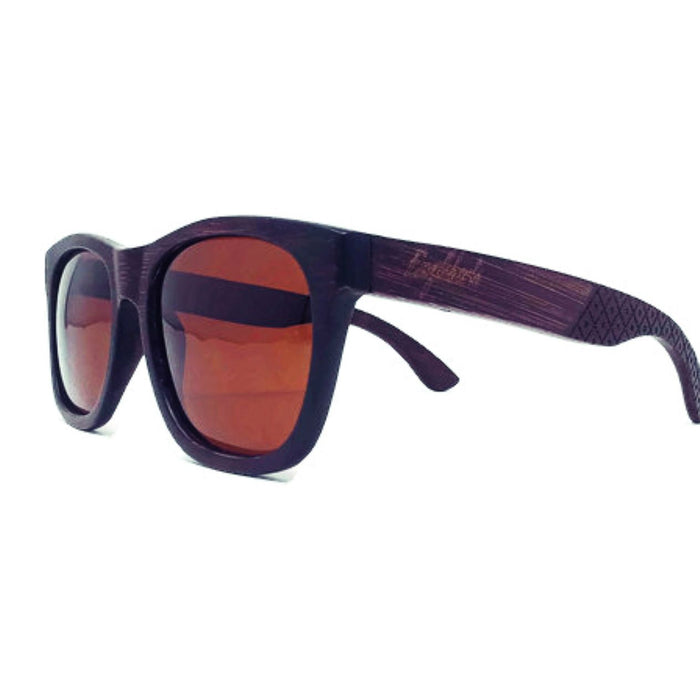 Sienna Wooden Sunglasses, Tea Colored Polarized Lenses, Handcrafted