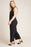 Charley Black  Mock Neck Jumpsuit Petites and Plus Sizes