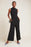 Charley Black  Mock Neck Jumpsuit Petites and Plus Sizes