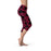 Red Roses Capri Leggings