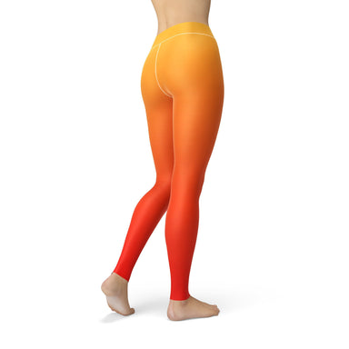 Jean Yellow Red Ombre