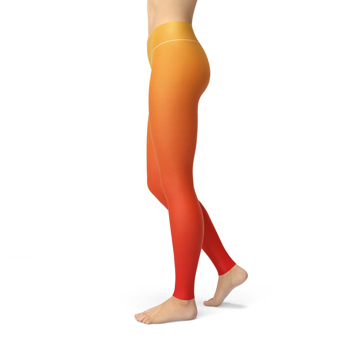 Jean Yellow Red Ombre