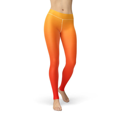 Jean Yellow Red Ombre
