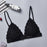 Deep V Lace Wireless Push Up Bra
