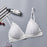 Deep V Lace Wireless Push Up Bra