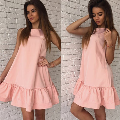 New Summer Women Mini Dress