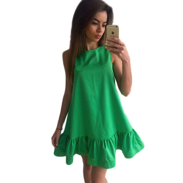 New Summer Women Mini Dress
