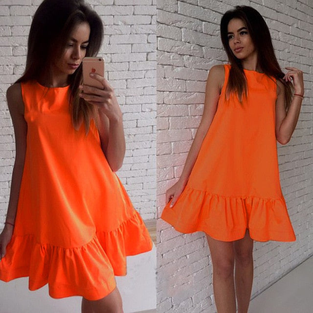 New Summer Women Mini Dress
