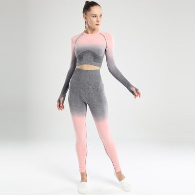 1 Set Suit Yoga Fitness Sport Tracksuit