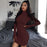 Hot Turtleneck Long Sleeve Skinny Dress