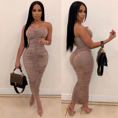 Women's Suspenders Tie Up Body-con  Sex Dress