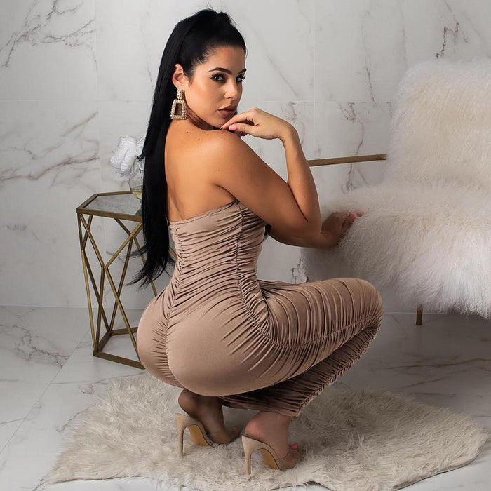 Women's Suspenders Tie Up Body-con  Sex Dress