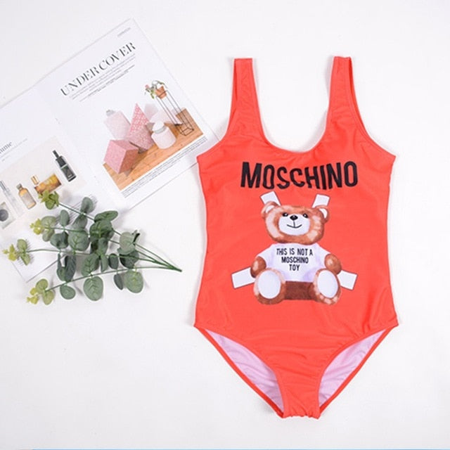 One Piece Matching Swim Sexy Bathing Suit