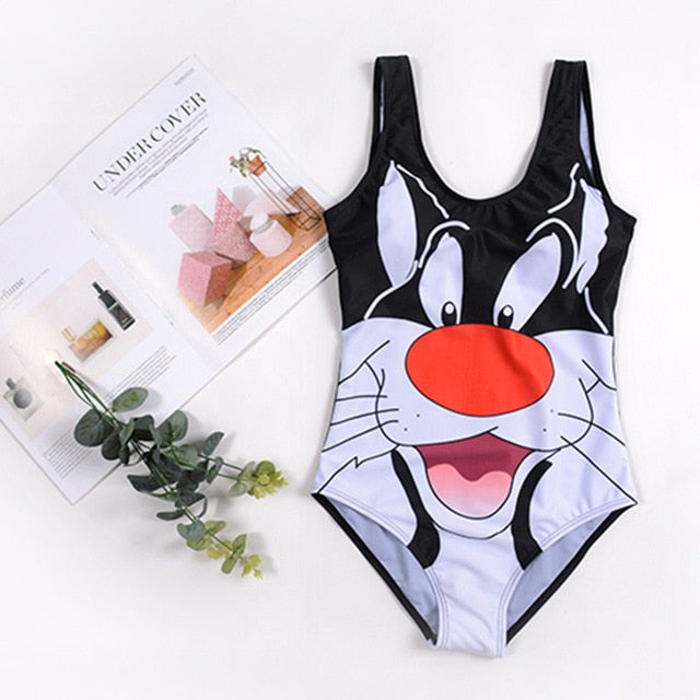 One Piece Matching Swim Sexy Bathing Suit