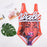 One Piece Matching Swim Sexy Bathing Suit