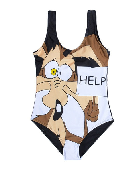 One Piece Matching Swim Sexy Bathing Suit
