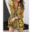 A-Line Sexy V-neck Swing Short Mini Dress
