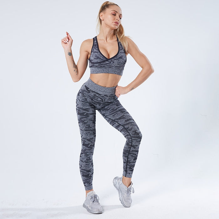 Vital Seamless Yoga Camouflage Leggings