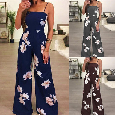Elegant Sleevless Strap Playsuit Romper Jumpsuit