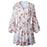 White Ruffled Mini Vintage Dress