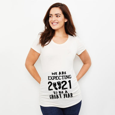 Baby Loading Printed Pregnant T Shirt