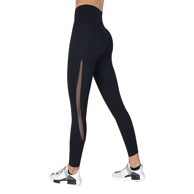 Black Sexy Women Yoga Sport Leggings