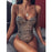 High Cut One Piece Swimsuit