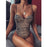 High Cut One Piece Swimsuit