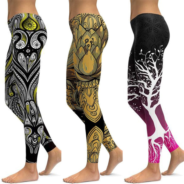 Print Yoga Pants