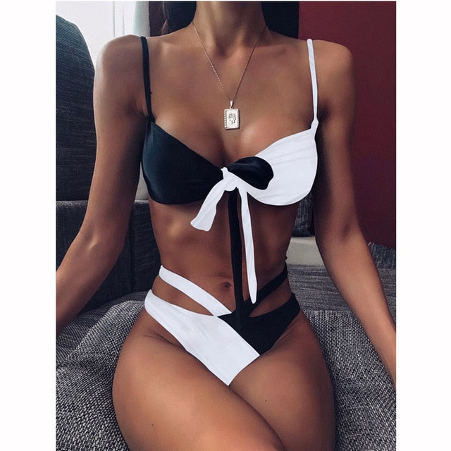 Sexy High Waist Bikini Swimsuit