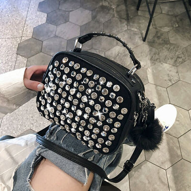 Beaded Luxury Leather Handbag