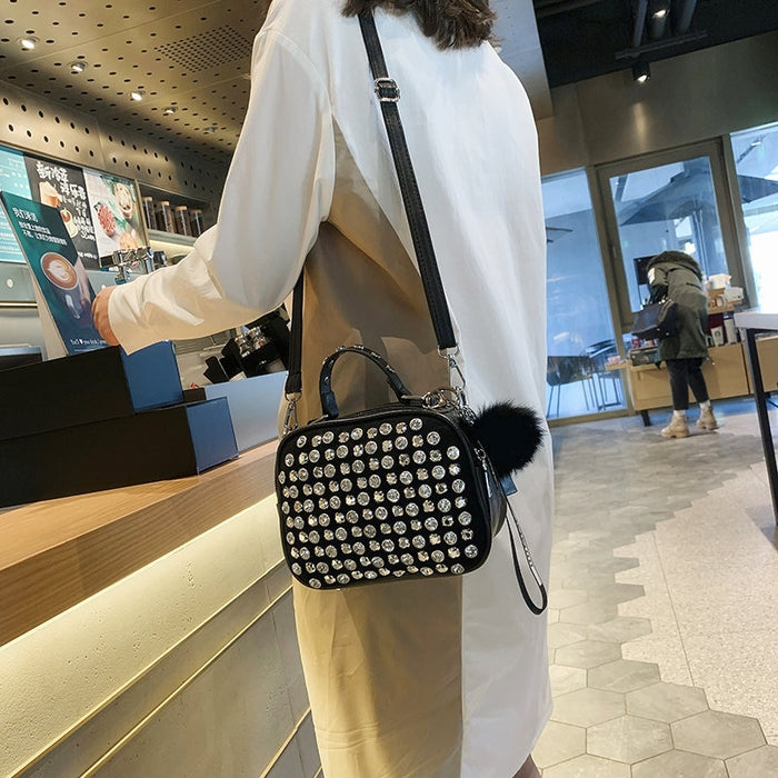 Beaded Luxury Leather Handbag