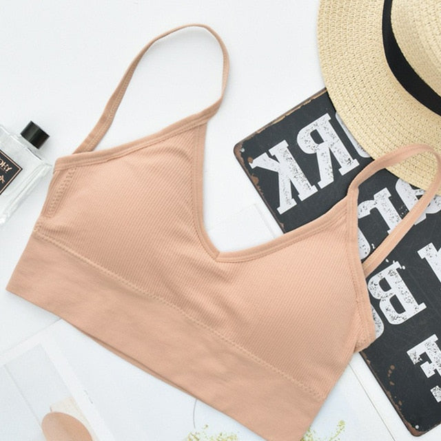Sleeveless Seamless Sports Bra