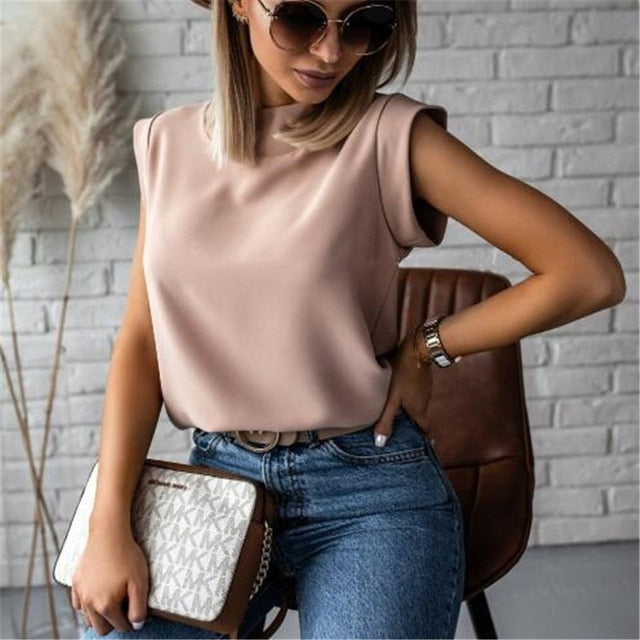 Ladies Casual Lips Printed T Shirt