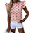 Ladies Casual Lips Printed T Shirt