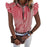 Ladies Casual Lips Printed T Shirt