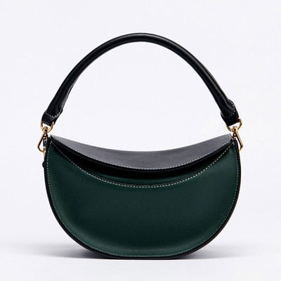 Vintage Half Moon Bag