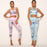 Print Cartoon banana Boom Running Yoga
