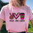 Pink T-Shirt Leopard Peace Love Coffee Print