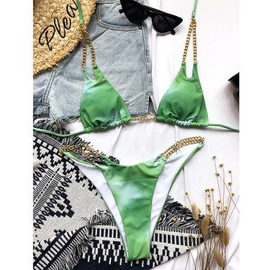 Micro chain bikini set