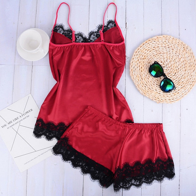 2pcs Lace Sleepwear