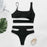 Hollow out White swimwear